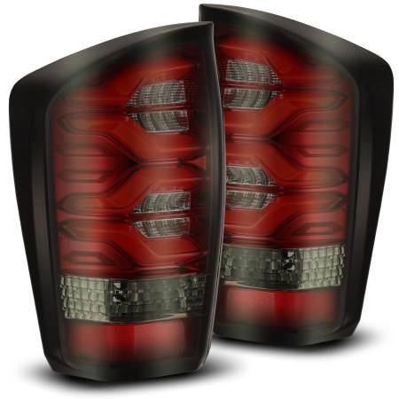 AlphaRex - AlphaRex 16-20 Toyota Tacoma PRO-Series LED Tail Lights Red Smoke