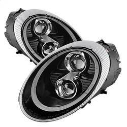 Spyder Auto - Spyder Porsche 911 05-09 Projector Headlights Xenon/HID Model- DRL LED Blk PRO-YD-P99705-HID-DRL-BK