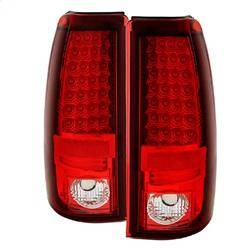 Spyder Auto - Spyder Chevy Silverado 1500 03-06 (Not Fit Stepside)LED Tail Lights Red Clear ALT-YD-CS03-LED-RC