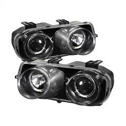 Spyder Auto - Spyder Acura Integra 94-97 Projector Headlights LED Halo -Black High H1 Low 9006 PRO-YD-AI94-HL-BK