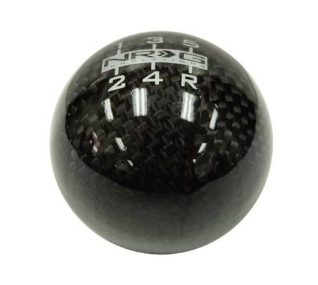 NRG Innovations - NRG Innovations Universal Ball Style Shift Knob (No Logo) - Heavy Weight - Black Carbon Fiber