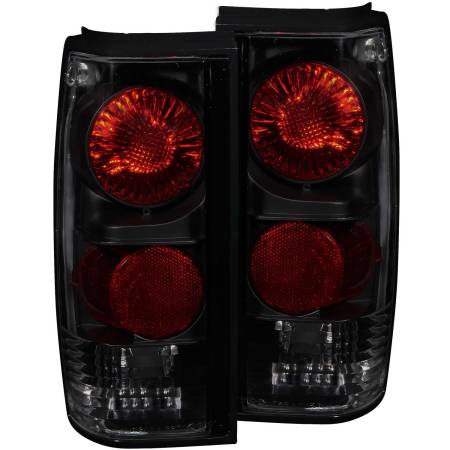 ANZO Headlights, Tail Lights and More  - ANZO 1982-1994 Chevrolet S-10 Taillights Dark Smoke