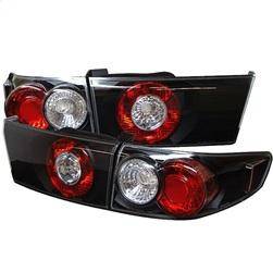 Spyder Auto - Spyder Honda Accord 03-05 4Dr Euro Style Tail Lights Black ALT-YD-HA03-4D-BK