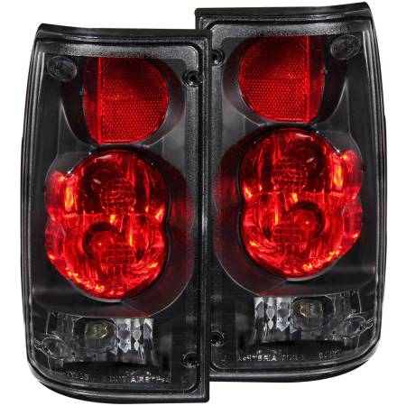 ANZO Headlights, Tail Lights and More  - ANZO 1989-1995 Toyota Pickup Taillights Black