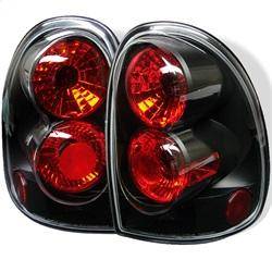 Spyder Auto - Spyder Dodge Caravan/Grand Caravan 96-00Euro Style Tail Lights Black ALT-YD-DC96-BK