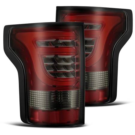 AlphaRex - AlphaRex 15-17 Ford F-150 (Excl Models w/Blind Spot Sensor) PRO-Series LED Tail Lights Red Smoke