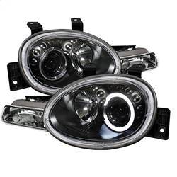 Spyder Auto - Spyder Dodge Neon 95-99/Plymouth Neon 95-99 Projector Headlights LED Halo Blk PRO-YD-DN95-HL-BK