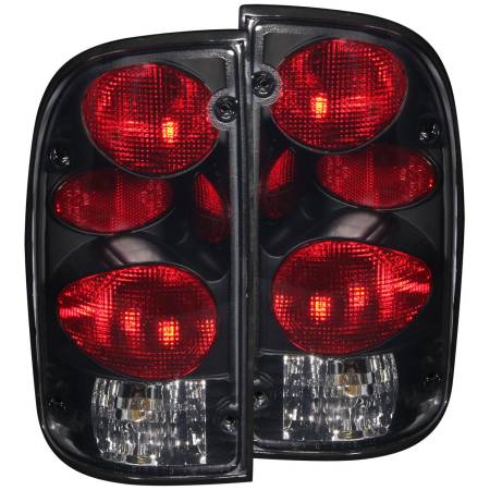 ANZO Headlights, Tail Lights and More  - ANZO 1995-2000 Toyota Tacoma Taillights Dark Smoke G2