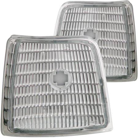 ANZO Headlights, Tail Lights and More  - ANZO Corner Lights 1992-1996 Ford F-150 Euro Crystal