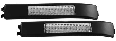 ANZO Headlights, Tail Lights and More  - ANZO LED Mirror Lights 2009-2014 Ford F-150 LED Mirror Lights Clear w/ Amber LED