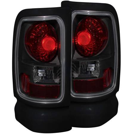 ANZO Headlights, Tail Lights and More  - ANZO 1994-2001 Dodge Ram Taillights Dark Smoke