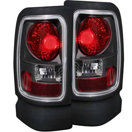 ANZO Headlights, Tail Lights and More  - ANZO 1994-2001 Dodge Ram Taillights Black