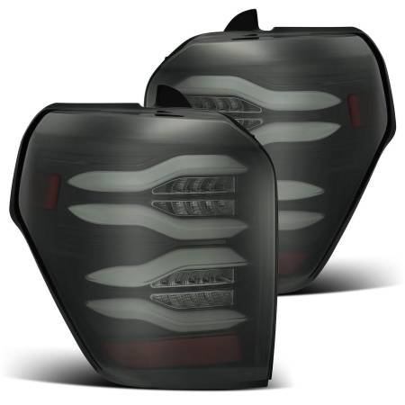 AlphaRex - AlphaRex 10-21 Toyota 4Runner PRO-Series LED Tail Lights Jet Black