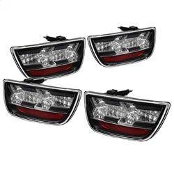 Spyder Auto - Spyder Chevy Camaro 10-13 LED Tail Lights Black ALT-YD-CCAM2010-LED-BK