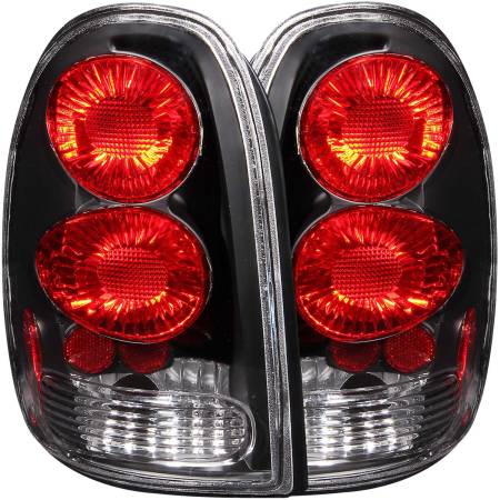 ANZO Headlights, Tail Lights and More  - ANZO 1996-2000 Chrysler Voyager Taillights Black