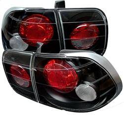 Spyder Auto - Spyder Honda Civic 96-98 4Dr Euro Style Tail Lights Black ALT-YD-HC96-4D-BK