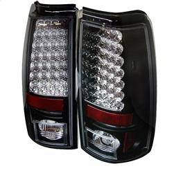 Spyder Auto - Spyder Chevy Silverado 1500 99-02 (Not Fit Stepside) LED Tail Lights Blk ALT-YD-CS99-LED-BK