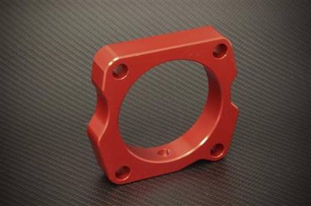 Torque Solution - Torque Solution Throttle Body Spacer (Red): Acura TL 2004-2007