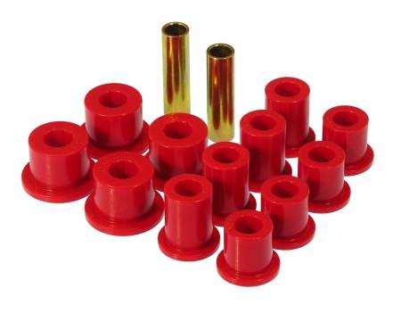 Prothane - Prothane 89-95 Toyota Truck 2wd Rear Spring & Shackle Bushings - Red