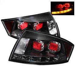 Spyder Auto - Spyder Audi TT 00-06 LED Tail Lights Black ALT-YD-ATT99-LED-BK