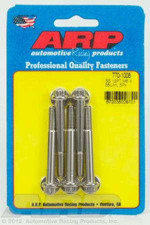 ARP - ARP M6 x 1.00 x 55 12pt SS bolts 770-1008