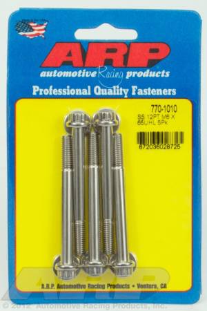 ARP - ARP M6 x 1.00 x 65 12pt SS bolts 770-1010