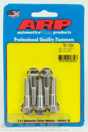 ARP - ARP M8 x 1.25 x 35 hex SS bolts 761-1004