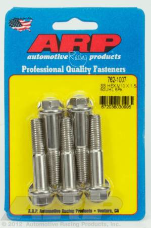 ARP - ARP M10 x 1.50 x 50 hex SS bolts 762-1007