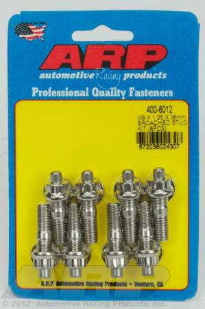 ARP - ARP M8 X 1.25 X 38mm broached stud kit - 8pcs 400-8012