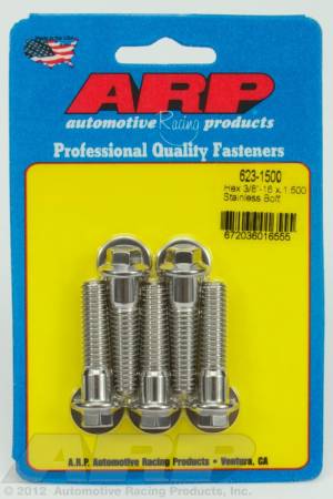 ARP - ARP 3/8-16 x 1.500 hex SS bolts 623-1500