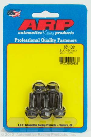 ARP - ARP M8 x 1.25 x 20 hex black oxide bolts 661-1001