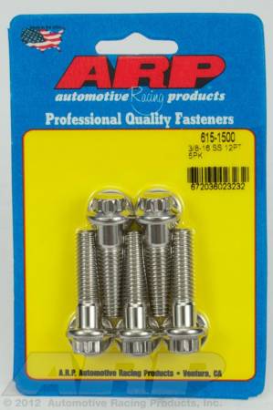 ARP - ARP 3/8-16 x 1.500 12pt 7/16 wrenching SS bolts 615-1500