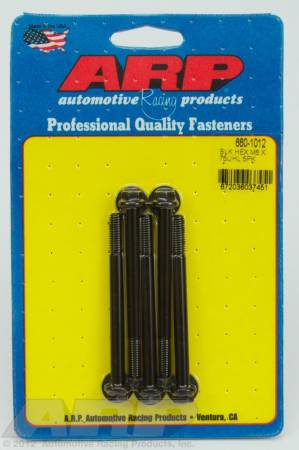 ARP - ARP M6 x 1.00 x 75 hex black oxide bolts 660-1012