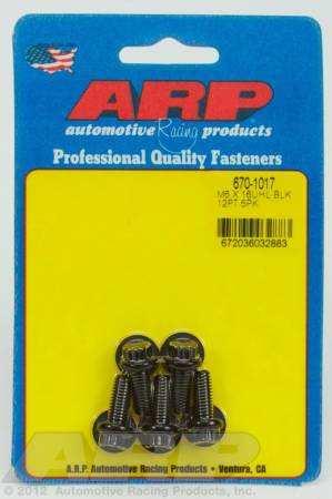 ARP - ARP M6 x 1.00 x 16 12pt black oxide bolts 670-1017