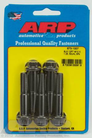 ARP - ARP M10 x 1.25 x 50 12pt black oxide bolts 673-1007