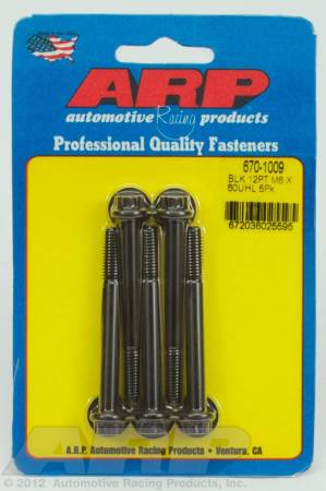 ARP - ARP M6 x 1.00 x 60 12pt black oxide bolts 670-1009