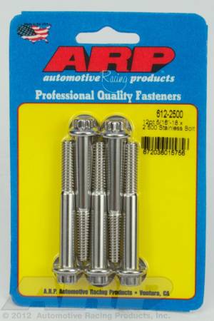 ARP - ARP 5/16-18 x 2.500 12pt SS bolts 612-2500