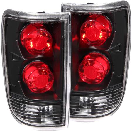 ANZO Headlights, Tail Lights and More  - ANZO 1995-2005 Chevrolet Blazer Taillights Dark Smoke