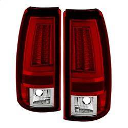 Spyder Auto - Spyder Chevy Silverado 1500/2500 99-02 Version 2 LED Tail Lights - Red Clear ALT-YD-CS99V2-LED-RC