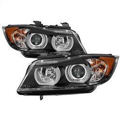 Spyder Auto - Spyder BMW E90 3-Series 06-08 4DR V2 Headlights - HID Only - Black PRO-YD-BMWE9005V2-HID-DRL-BK