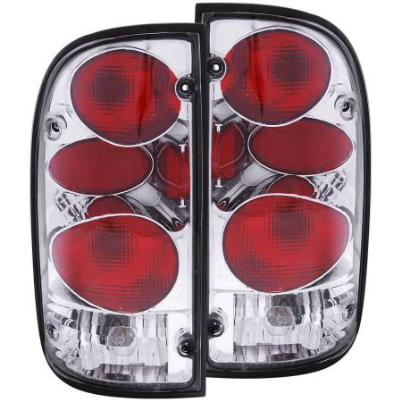 ANZO Headlights, Tail Lights and More  - ANZO 1995-2000 Toyota Tacoma Taillights Chrome