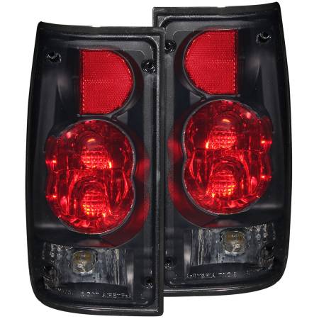 ANZO Headlights, Tail Lights and More  - ANZO 1989-1995 Toyota Pickup Taillights Dark Smoke G2