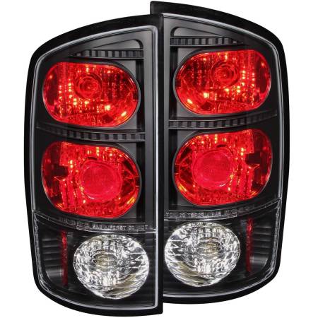 ANZO Headlights, Tail Lights and More  - ANZO 2002-2005 Dodge Ram 1500 Taillights Black