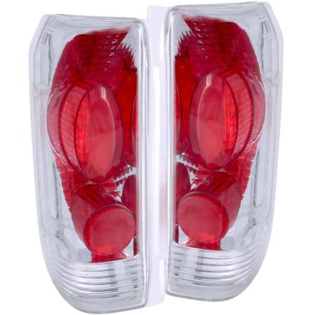 ANZO Headlights, Tail Lights and More  - ANZO 1989-1996 Ford F-150 Taillights Chrome