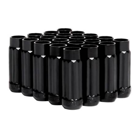 BLOX Racing - BLOX Racing 12-Sided P17 Tuner Lug Nuts 12x1.5 - Black Steel - Set of 20 (Socket not included)