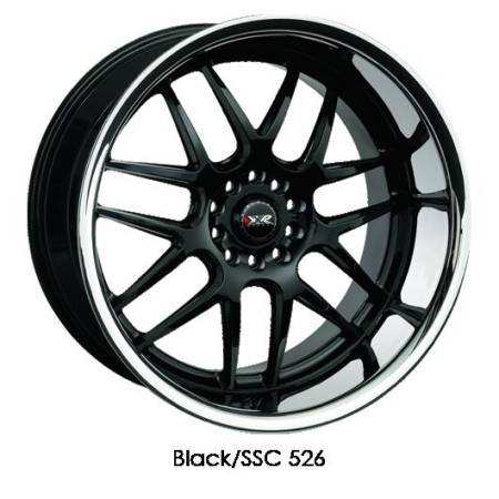 XXR Wheels - XXR Wheel Rim 526 18X9 5x114.3/5x120 ET35 73.1CB Black / SSC