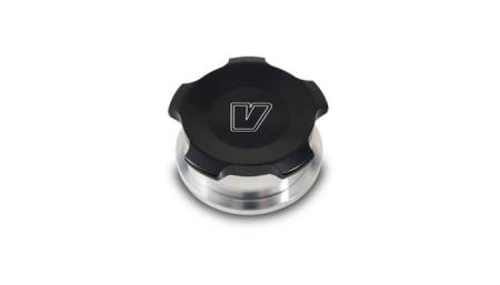 Vibrant Performance 2.75in OD Aluminum Weld Bungs w/ Anodized Black Aluminum Threaded Cap (incl. O-Ring)