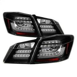 Spyder Auto - Spyder Honda Accord 2013-2015 4DR LED Tail Lights - Black ALT-YD-HA13LED-LED-BK