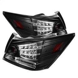 Spyder Auto - Spyder Honda Accord 08-12 4DR LED Tail Lights Black ALT-YD-HA08-4D-LED-BK