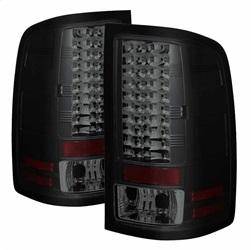 Spyder Auto - Spyder GMC Sierra 07-13 (Not 3500 Dually 4 Rear Wheels)LED Tail Lights Blk Smke ALT-YD-GS07-LED-BSM